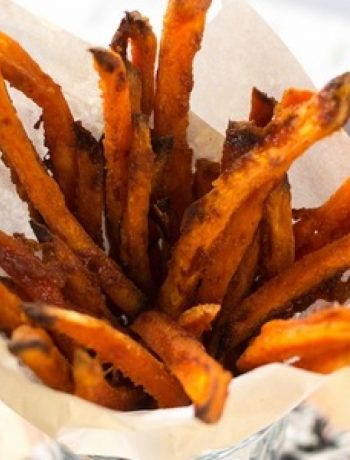 Sweet & Spicy Baked Sweet Potato Fries