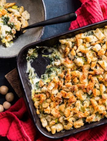 Vegan Kale And Leek Bake recipes