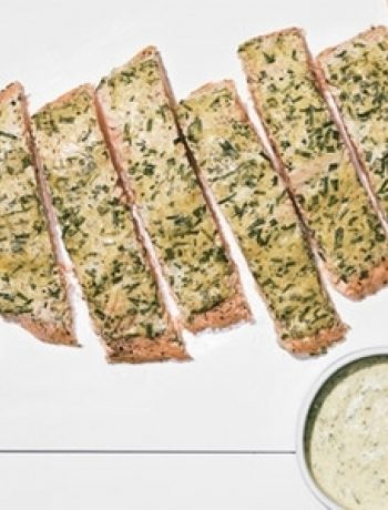 Roast Side of Salmon with Mustard, Tarragon, and Chive Sauce recipes