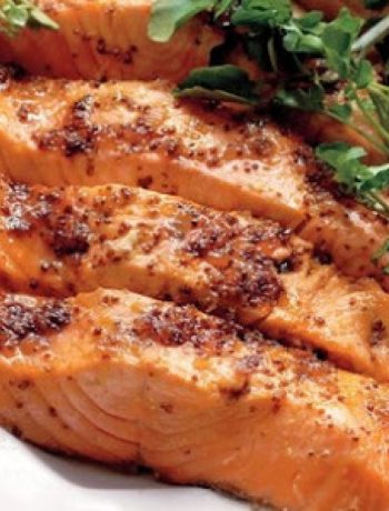 Salmon with Brown Sugar and Mustard Glaze recipes