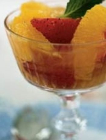 Strawberries and Oranges with Vanilla-Scented Wine recipes