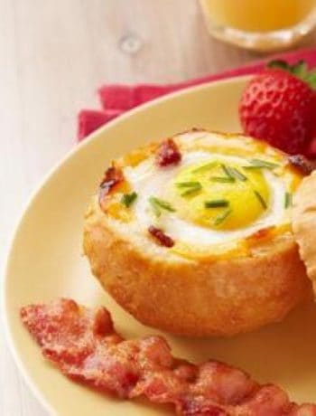 Cheesy Egg in a Bowl