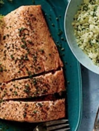 Roasted Side of Salmon with Shallot Cream recipes