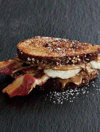 Banana-Bacon Sandwich Snack