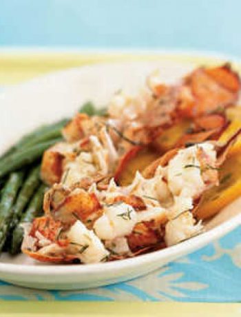 Champagne and Orange-Steamed Lobster Tails en Papillote