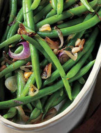 Citrus Green Beans with Pine Nuts