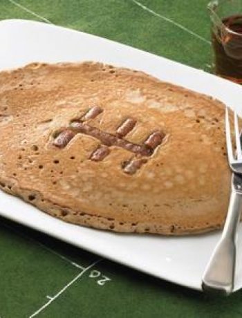 Football Sausage Pancakes