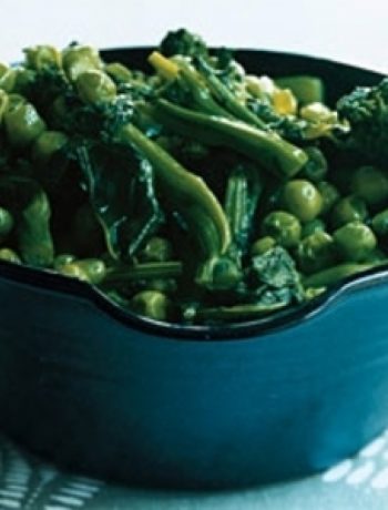 Sauteed Broccoli Rabe and Peas. recipes