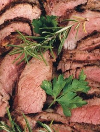 Grilled Leg of Lamb with Rosemary, Garlic, and Mustard