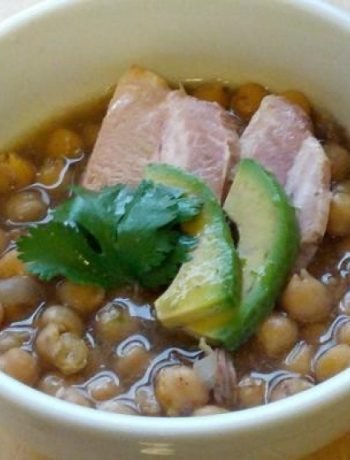 Slow Cooker: Pork and Garbanzo Beans