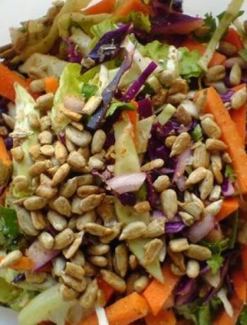 Carrot and Cabbage Salad With Coriander+cumin Dry Rub