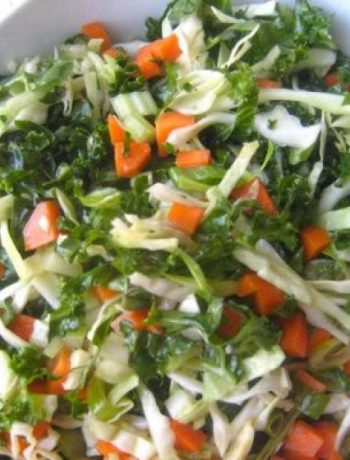 Delightful Kale and Cabbage Slaw