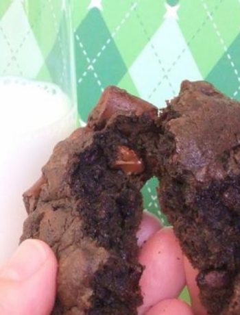 Bad Boy” Giant Double Chocolate Cookies