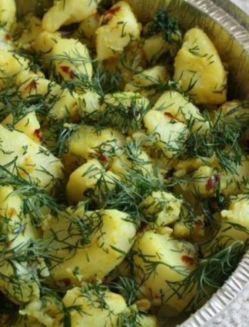Indian-Style Dill and Turmeric Potato Salad