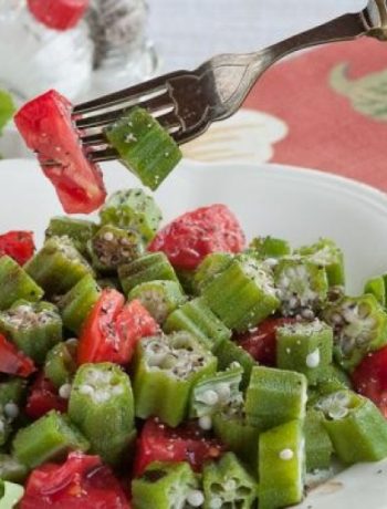 Okra Tomato Salad