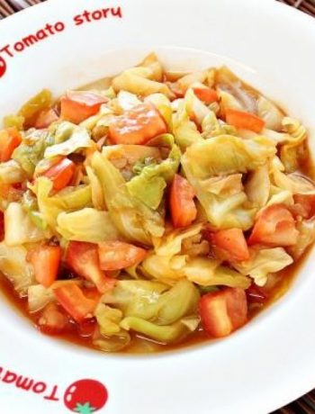 Stir Fried Cabbage and Tomatoes