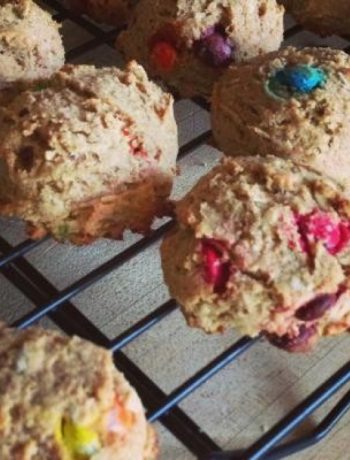 A Healthier Cookie with Mini M&Ms