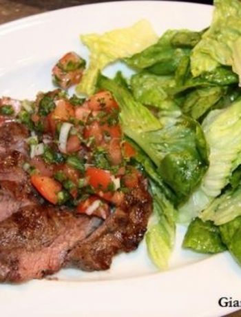 Flank Steak with Herbed Salsa
