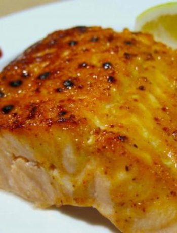 Maple and Mustard-Glazed Salmon