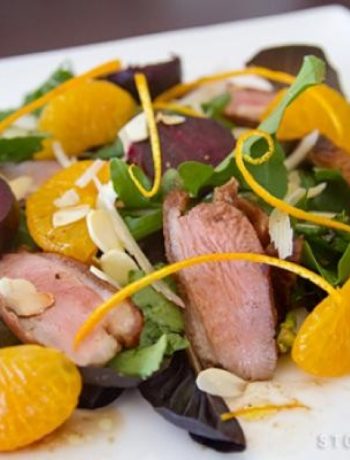 Warm Duck Salad With Roasted Beetroot