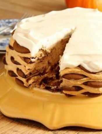 Ginger Snap Pumpkin Icebox Cake