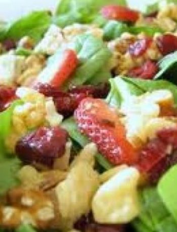 Fruit and Spinach Salad with “Xocai Activ” Vinaigrette