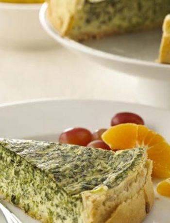 Chavrie Spinach Quiche