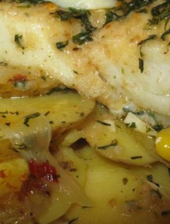 Cod and Potato Oreganata