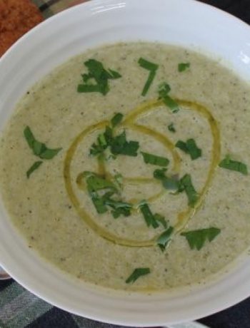 Roasted Fennel and Broccoli Soup