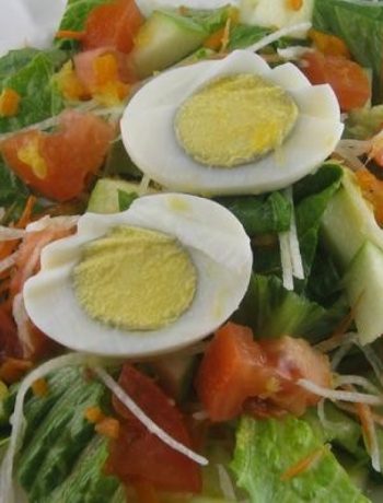 Green Salad With Fresh Orange Juice Dressing