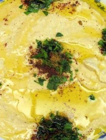 Hummus With Tahini Sauce