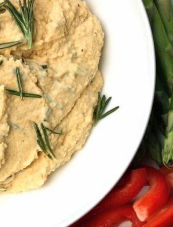 Crispy Rosemary Hummus