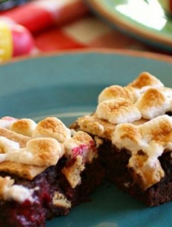 S’mores-n-berry Bars for National S’mores Day – August 10