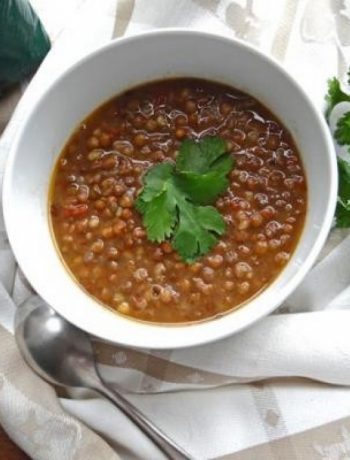 Simple lentil soup