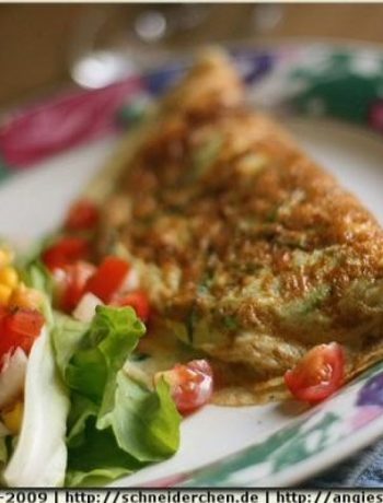 Zucchini Chicken Omelette
