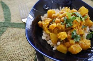 Channa-Chickpea, Potato & Cauliflower Curry