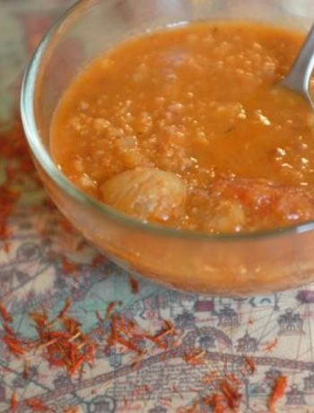 Chestnut Chorizo Soup