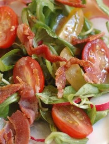 Lamb’s Lettuce & Crispy Bacon Salad