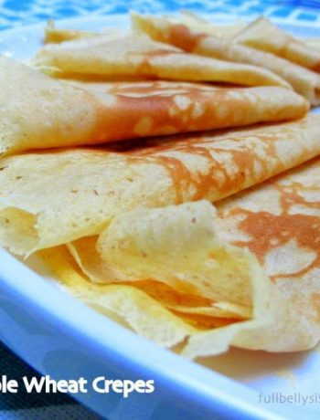 Simple Whole Wheat Crepes