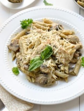 Penne Pasta With Chicken And Mushrooms