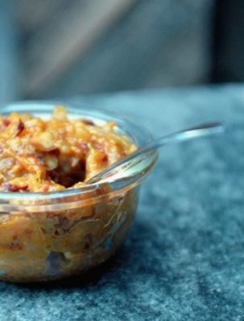 Apricot Chutney With Ginger and Toasted Almonds