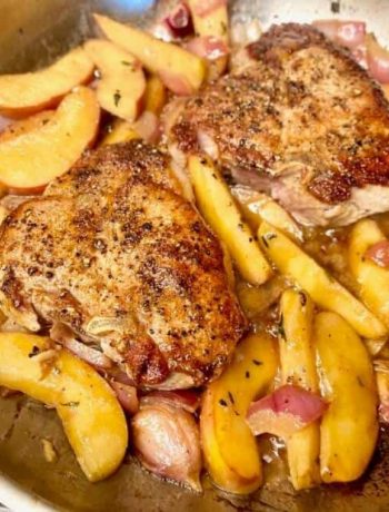 Pork Chops with Apple – a taste of fall in 30 minutes