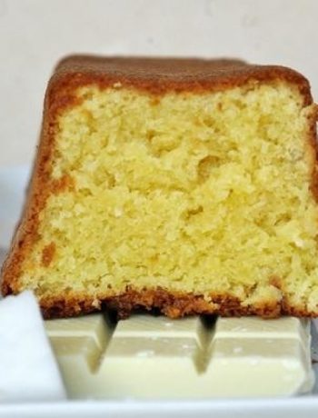 White Chocolate and Fresh Grated Coconut Cake