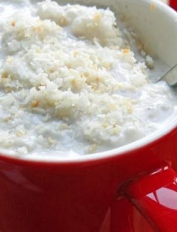 Coconut milk risotto (Arborio rice pudding)