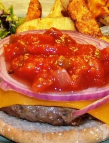 Chipotle-Salsa Burger