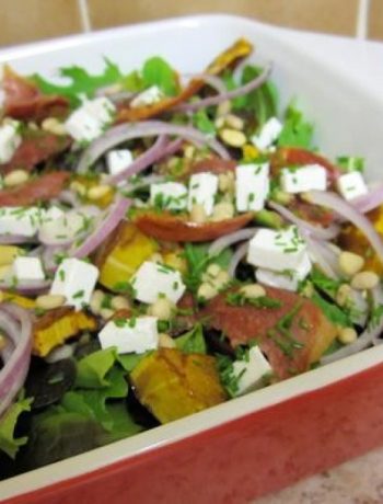 Roasted Squash, Prosciutto and Goat’s Cheese Salad