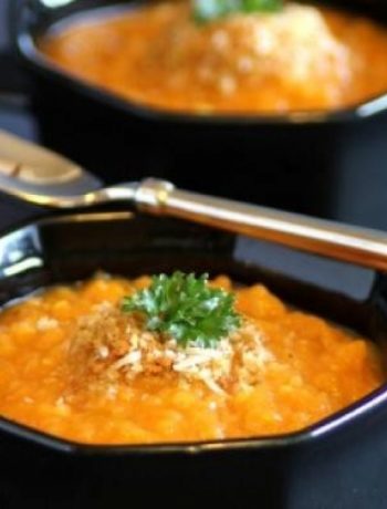 Roasted Sweet Potato and Quinoa Soup