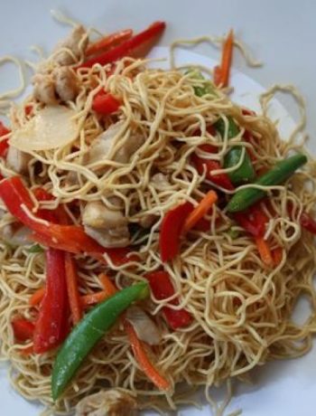 Chinese Style Chicken and Noodle Stir Fry