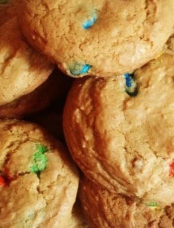 Easy Chewy M&M Cookies