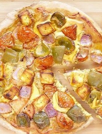 Multigrain Tandoori Pizza With Paneer Tikka